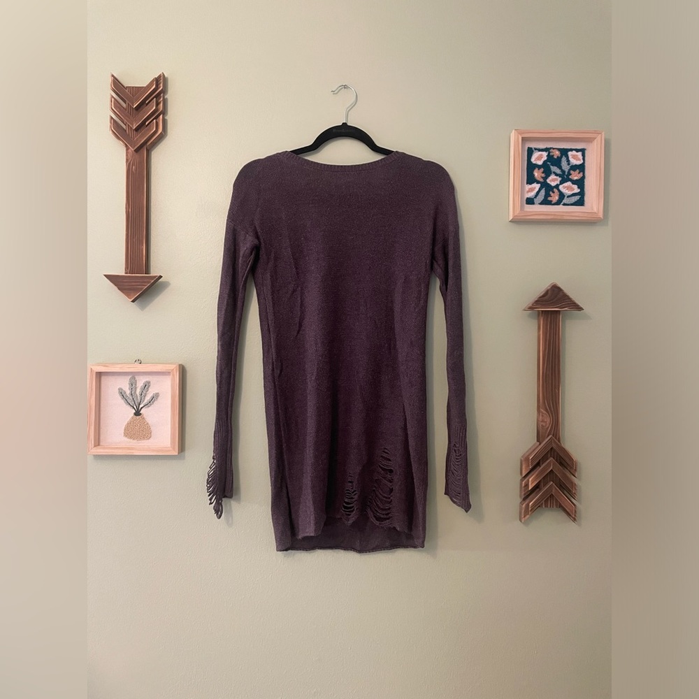 Purple sweater